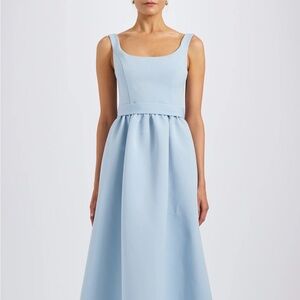 Amsale Sky Blue Maxi Dress